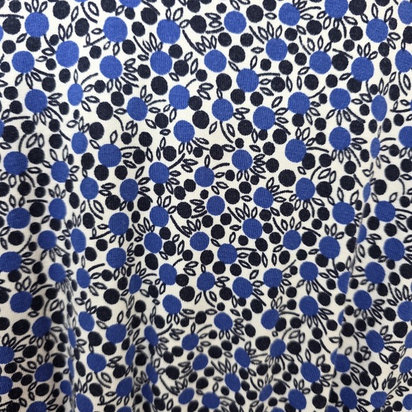 Boden Blue White Floral Jersey Estella Wide Leg Cute Cropped Jumpsuit Size 8 - Picture 3 of 9